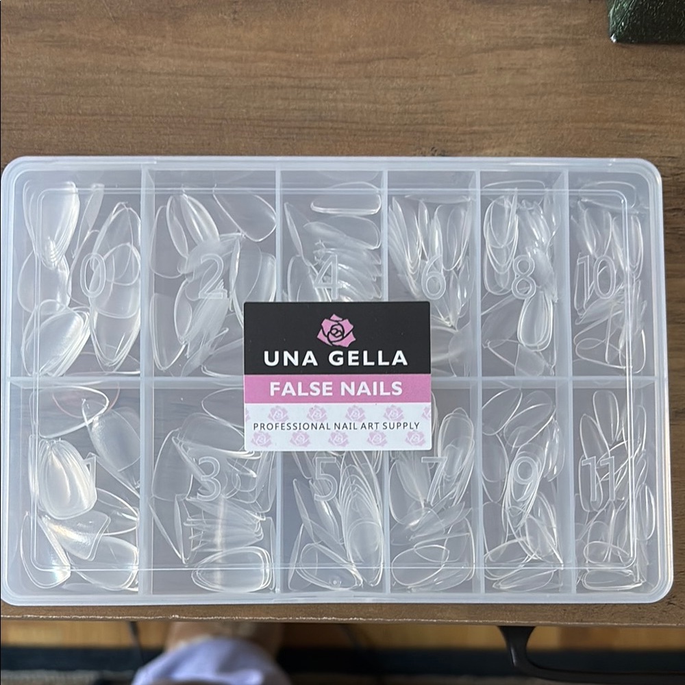 Una Gella Clear False Nails Set